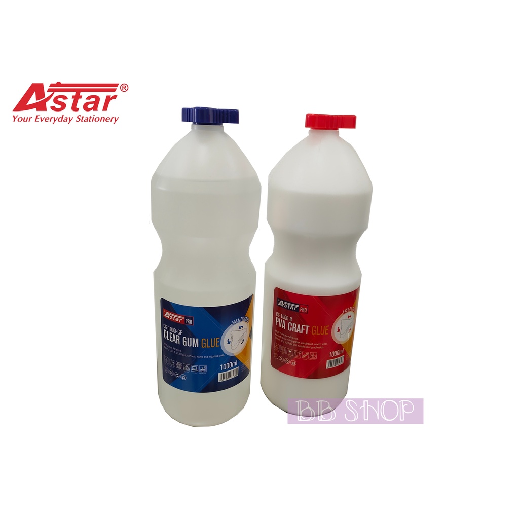 ASTAR กาวหมากฝรั่งใส PVA Craft Glue 1000ml