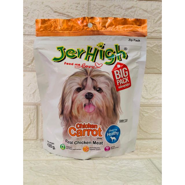 JerHigh Carrot Stick 400 g เจอร์ไฮ แครอทสติ๊ก 400 กรัม ( 1 ถุง )