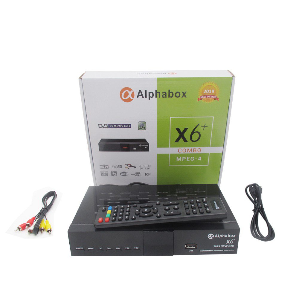 (Ready Stock) Alphabox X6+ Combo DVB S2X / T2MI support Ninmedia ...