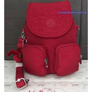 ส่งฟรี EMS Kipling Firefly Up Backpack - Radiant Red C สีแดง