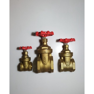 KITZ ประตูน้ำทองเหลือง Brass gate valve Type FH 1 1/2"