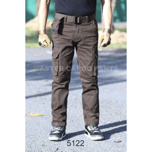 กางเกงคาร์โก้ รุ่น5122 ผู้ชายใส่ รูปที่ 2