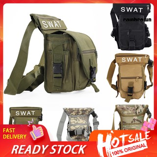 ❖YJ❖Fashion Military Waist Pack Tactics Outdoor Sport Ride Leg Bag Utility Hiking Thigh Pouch VWO1