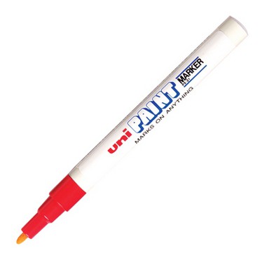 ปากกาเพ้นท์ [UNI PAINT] PX-21 0.8-1.2 มม. แดง