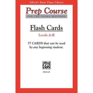 Alfreds Basic Piano Prep Course Flash Cards Levels A B