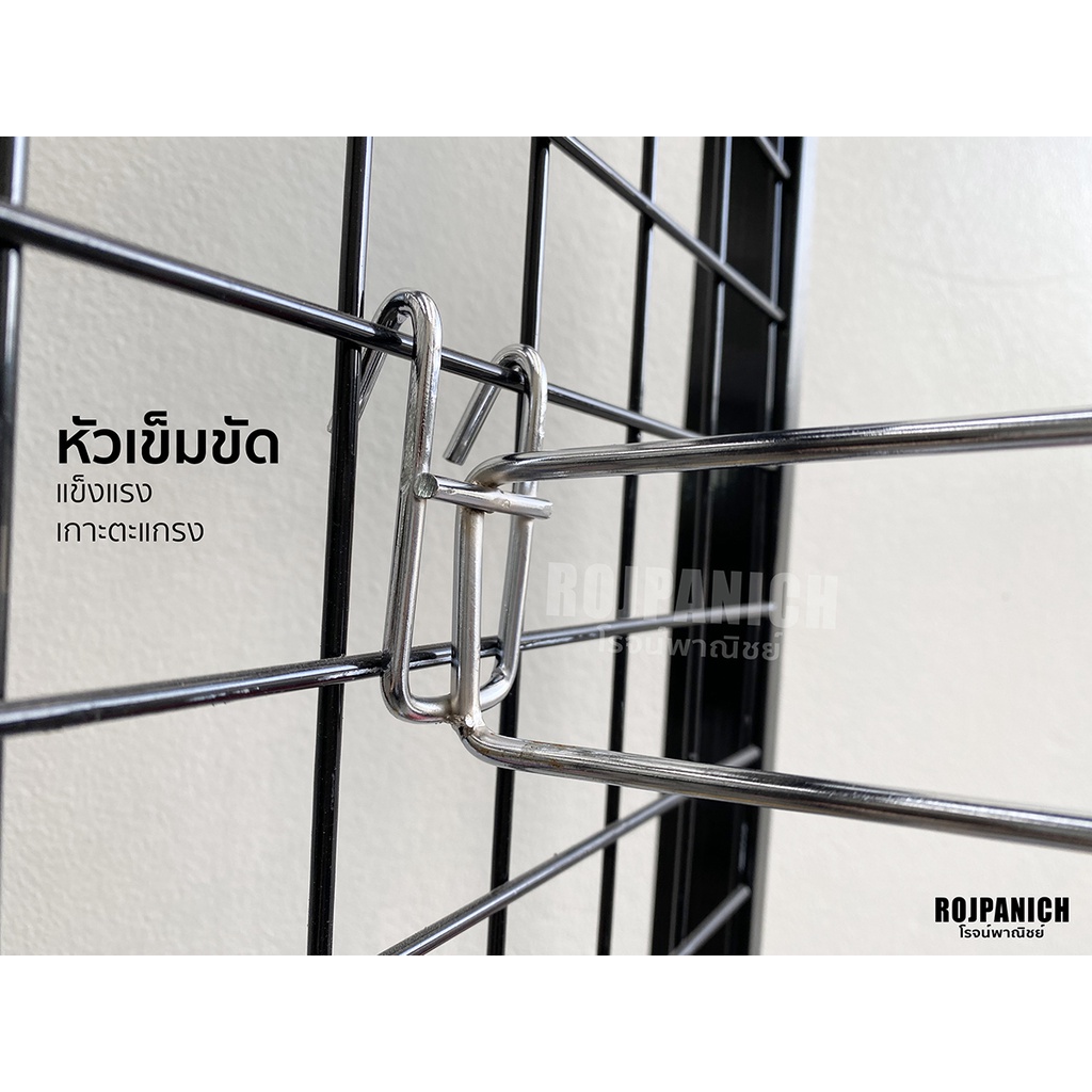 [[ฮุคเข็มขัด2ชั้น]] ราคา/1ชิ้น ใช้ร่วมกับแผ่นป้ายใส่ราคาพลาสติกได้ฮุคแขวน ตะขอแขวน เกาะตะแกรง - รูปที่ 4