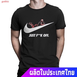 เสื้อยืด เสื้อยืดยอดนิยม SdCp New.nice.perfect.Deadpool F**K Off Marvel Tee Mens T-Shirt Christmas Gift T-shirt 80