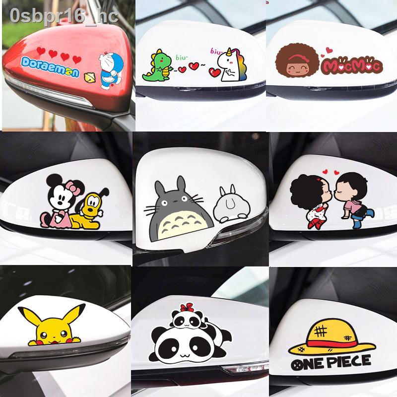 Cartoon car decoration stickerสติ๊กเกอร์แต่งรถลายการ์ตูน สติกเกอร์กระจก
