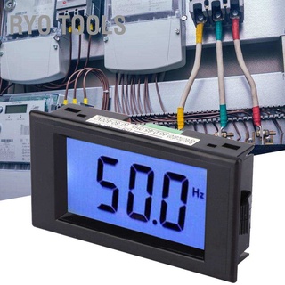 เครื่องมือวัดความถี่ดิจิตอล Ryo D69-Hz 10~199.9Hz Ac80~300V พร้อมหน้าจอ Lcd