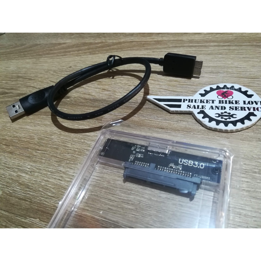 กล่องใส่ HDD External สำหรับใส่ HDD ที่เหลือจากการอัปเกรด 2.5-Inch SATA 3.0 to USB 3.0 Hard Drive Di