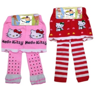 เลคกิ้ง ไหมพรม เด็ก 1-3 ปี เลกกิ้ง กระโปรง คิตตี้ kitty ลายคิตตี้ เลกกิ้งเด็ก leggings kids เลคกิ้งเด็ก shopee