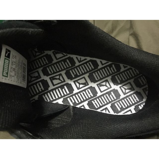 puma basket heart patent trainer