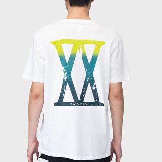 SNAZZY White Roman 2020 (Neon/Green) เสื้อยืดชาย เสื้อยืดคอกลม เสื้อสตรีท