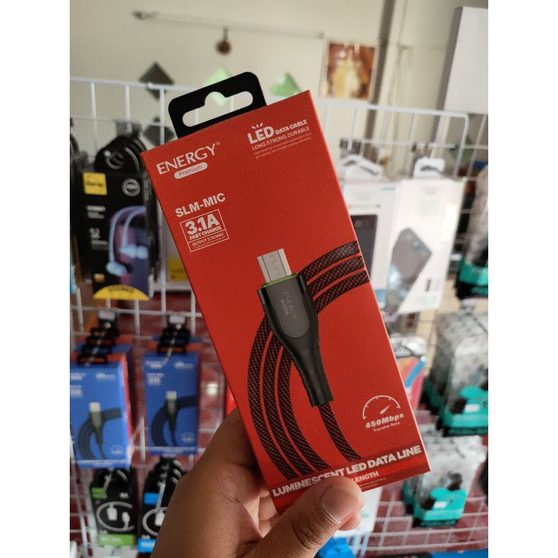 สายชาร์จEnergy3.1Aมีให้เลือก3หัว