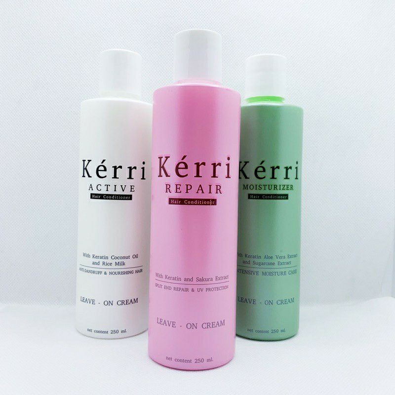 พร้อมส่ง！！ Green Bio Kerri Repair Hair ครีมปรับสภาพผม เคอร์รี่ รีแพร์ 300ml. ช่วยป้องกันผมแห้ง ผมเสี