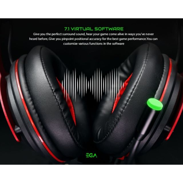 EGA Type H7 Gaming Headset 7.1 Virtual Surround หูฟังสำหรับเล่นเกมส์ มี ...