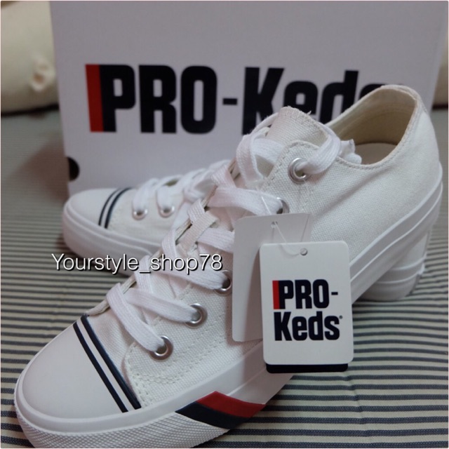 รองเท้า pro-keds สีขาว แท้จาก ญี่ปุ่น