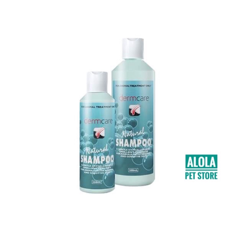 Dermcare Natural Shampoo 250ml exp: 03/2024 แชมพูสูตรอ่อนโยน สุนัขแพ้ง่าย