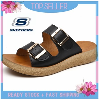 [พร้อมส่ง] *Skechers__go Walk Arch Fit รองเท้าแตะโลฟเฟอร์ ส้นแบน แบบสวม สําหรับผู้หญิง ผู้ชาย