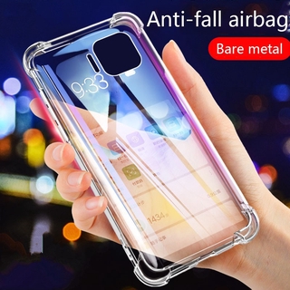 คสโทรศัพท์ For OPPOA93 2020 Shockproof Clear Case TPU Airbags Bumper Full Cover Cases Simple Softcase Casing For OPPO A93 A 93