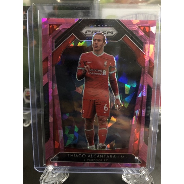 2020-21 Panini Prizm Premier League Soccer Cards Pink Ice Liverpool