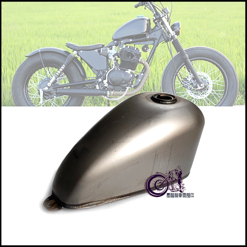 [Qinglong Locomotive] ถังน้ํามันเชื้อเพลิง แฮนด์เมด ขนาดเล็ก ลายเสือดาว สําหรับ Suzuki GN125
