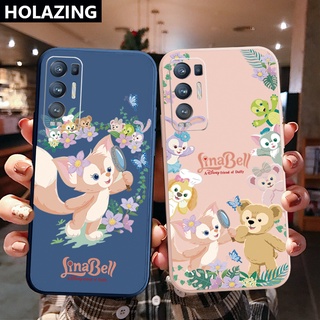 เคสโทรศัพท์มือถือ ขอบสี่เหลี่ยม ลาย LinaBell น่ารัก สําหรับ OPPO Reno6 Z 5G Reno 5 Pro 4 3 Reno2 Z F A95 5G A76 A96 4G