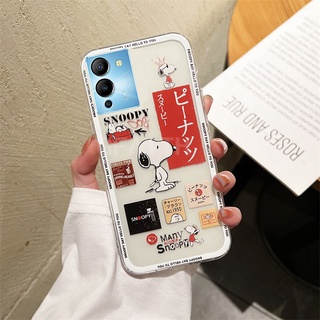 Ready Stock 2022 เคสโทรศัพท์ Infinix NOTE 12 G96 / NOTE12 G88 New Fashion Soft Case Transparent Cute Cartoon Snoopy Shockproof Cover เคส NOTE12