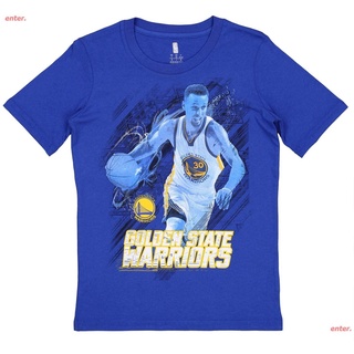 ผ้าฝ้าย 100%COTTONenter. Golden State Warriorsเสื้อยืด Outerstuff Golden State Warriors Stephen Curry #30 NBA Big Boys Y