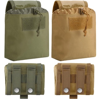 [LUC] Molle Dump Pouch พับได้ นิตยสาร Dump Pouch ปรับเข็มขัด อเนกประสงค์ กระเป๋าคาดเอว