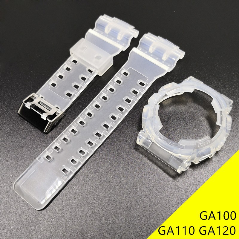CASIO สายนาฬิกาข้อมือหนัง Pu สําหรับ Casio G - Shock Ga 110 Ga - 110 Gb Ga - 100 Ga - 120 Gd - 120 Gd - 100 Gax - 100