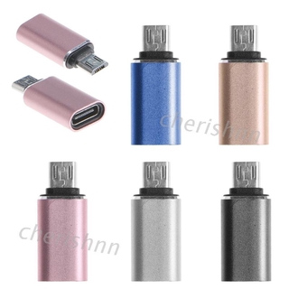 Chin อะแดปเตอร์แปลง USB 3.1 Type C Female เป็น Micro USB 2.0 Type B Male