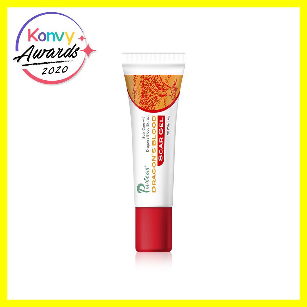 💧การจัดส่งที่รวดเร็ว💧 Puricas Dragon’s Blood Scar Gel 8g.