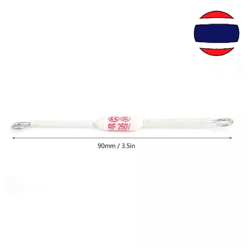 1Pcs ฟิวส์ หม้อหุงข้าว 140mm 240mm 300mm RF Ceramic Fuse Wiring 250V 20A 10A 216C 230C 240C 185C