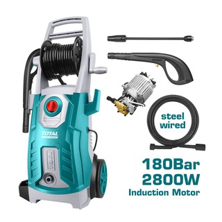 TOTAL เครื่องฉีดน้ำแรงดันสูง 180 บาร์ 2,800 วัตต์ รุ่น TGT11266 ( High Pressure Washer )