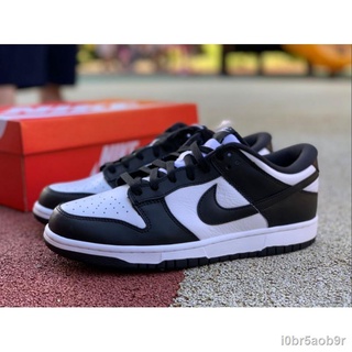 Ready stock nksb Dunk Low SP Black White Panda รองเท้าผู้ชายและผู้หญิง CU1726-001