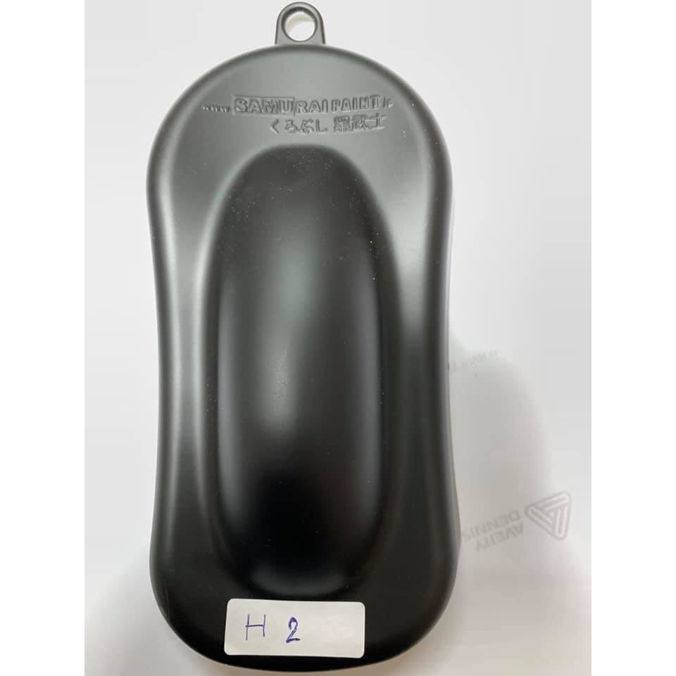 สีสเปรย์ซามูไร SAMURAI สีทนความร้อน สีดำด้าน H2 Hi-Temp Black รูปที่ 3
