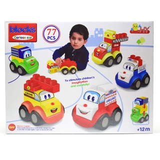 บล็อคตัวต่อรูปรถ BLOCK CARTOON CARS