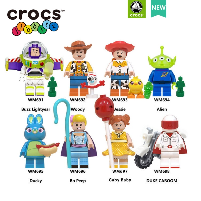 CROCS/jibbitz charms Toy Story Buzz Lightyear ถอดออกได้ สําหรับตกแต่งรองเท้า