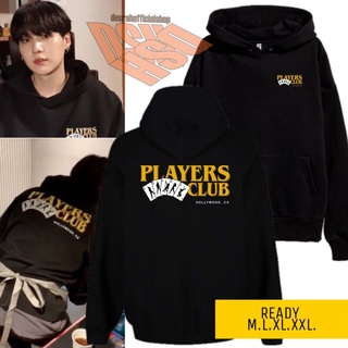 เสื้อแจ็กเก็ต มีฮู้ด ลาย BTS Suga min yoongi PLAYERS CLUB Rummy