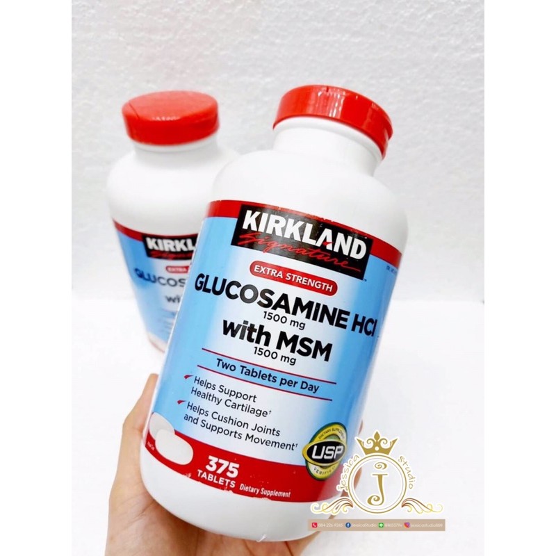 Kirkland Glucosamine 1500mg + MSM 1500 mg 375 Tablets Shopee Thailand
