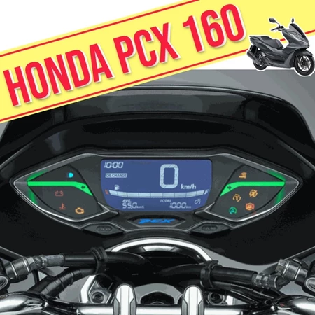 Pcx160 ฟิล์มกันรอยเรือนไมล์ Pcx2021-2026 Pcx160 ฟิล์มไมล์ ( รุ่น standart)