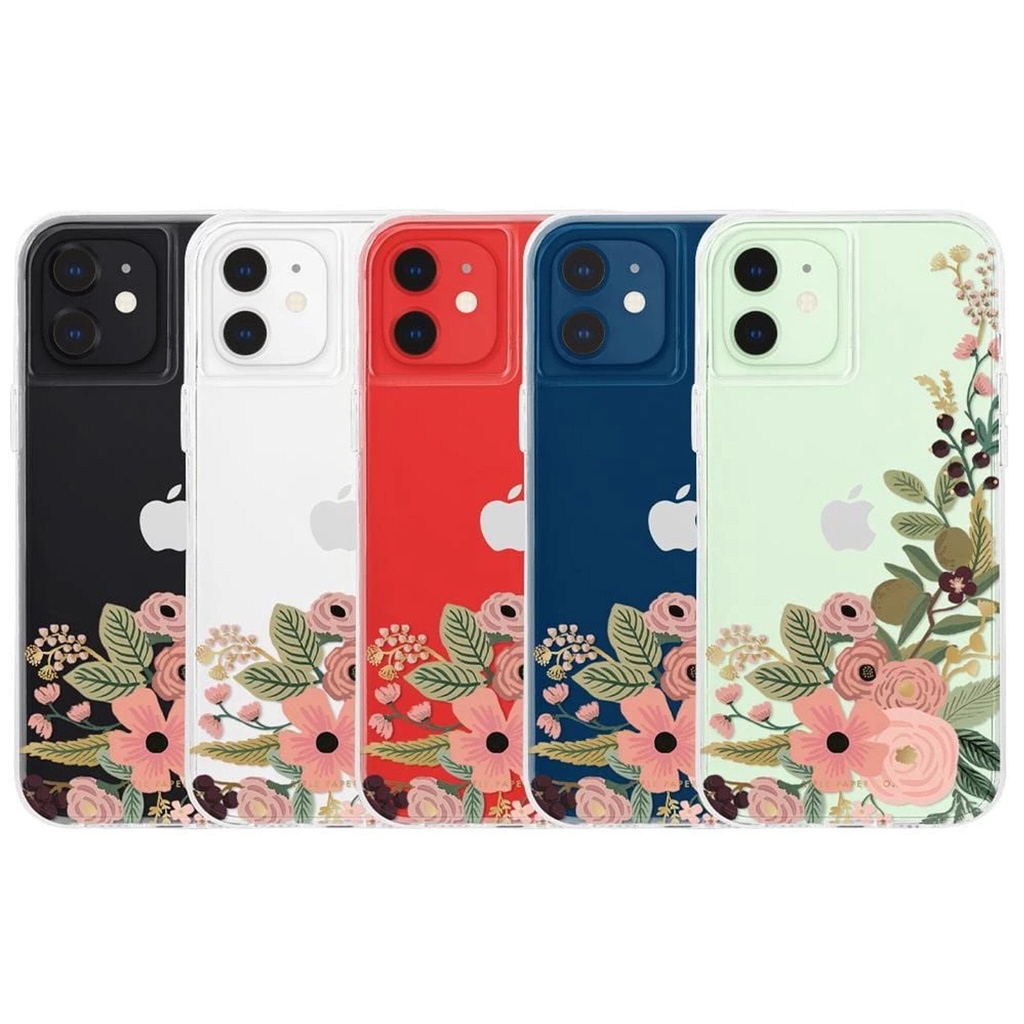 CaseMate Rifle Paper Co เคสใสลายดอกไม้ สำหรับ iPhone 13 mini / 13 / 13 Pro / 13 Pro Max / 12