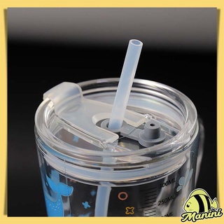 MANINI หลอดดูดน้ำซิลิโคน Silicone Straw