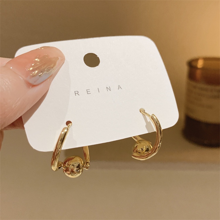 ✨Susan ต่างหูโลหะ เงินสเตอร์ลิง เข้ากับทุกการแต่งกาย สไตล์เกาหลี 2022 - รูปที่ 5