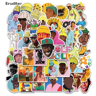 [Eruditer] สติกเกอร์ ลายนักร้องแร็ป Rapper Tyler The Creator DIY สําหรับติดตกแต่งสเก็ตบอร์ด 50 ชิ้น