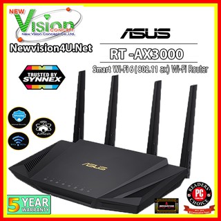 ASUS RT-AX3000 AX3000 DUAL BAND WiFi 6   ROUTER SUPPORTING BY NEWVISION4U.NET