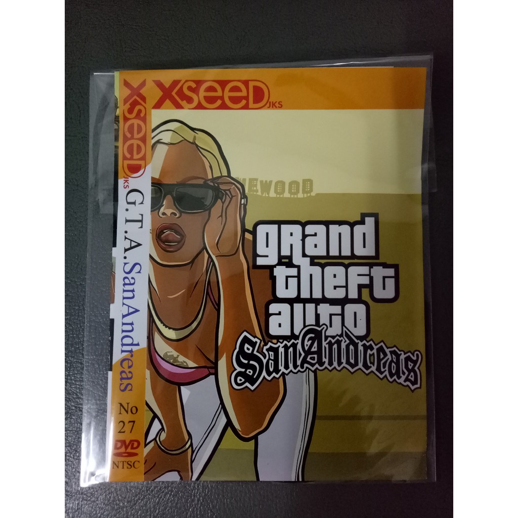 แผ่นเกมส์ PS2 GTA San andreas