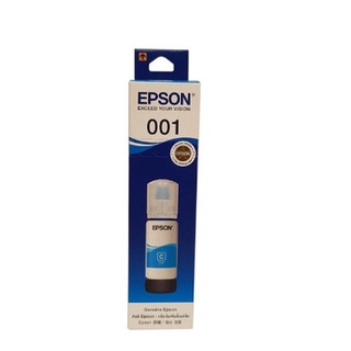 Epson 001 C น้ำหมึกเติมแบบขวด สีฟ้า ของแท้ 70ml (T03Y200)