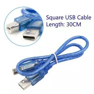 สายเคเบิล USB TYPE-C Mini micro Square สําหรับ Arduino UNO R3 Mega 2560 Nano Due R3 Leonardo Pro micro Pro Mini Board 30 ซม.